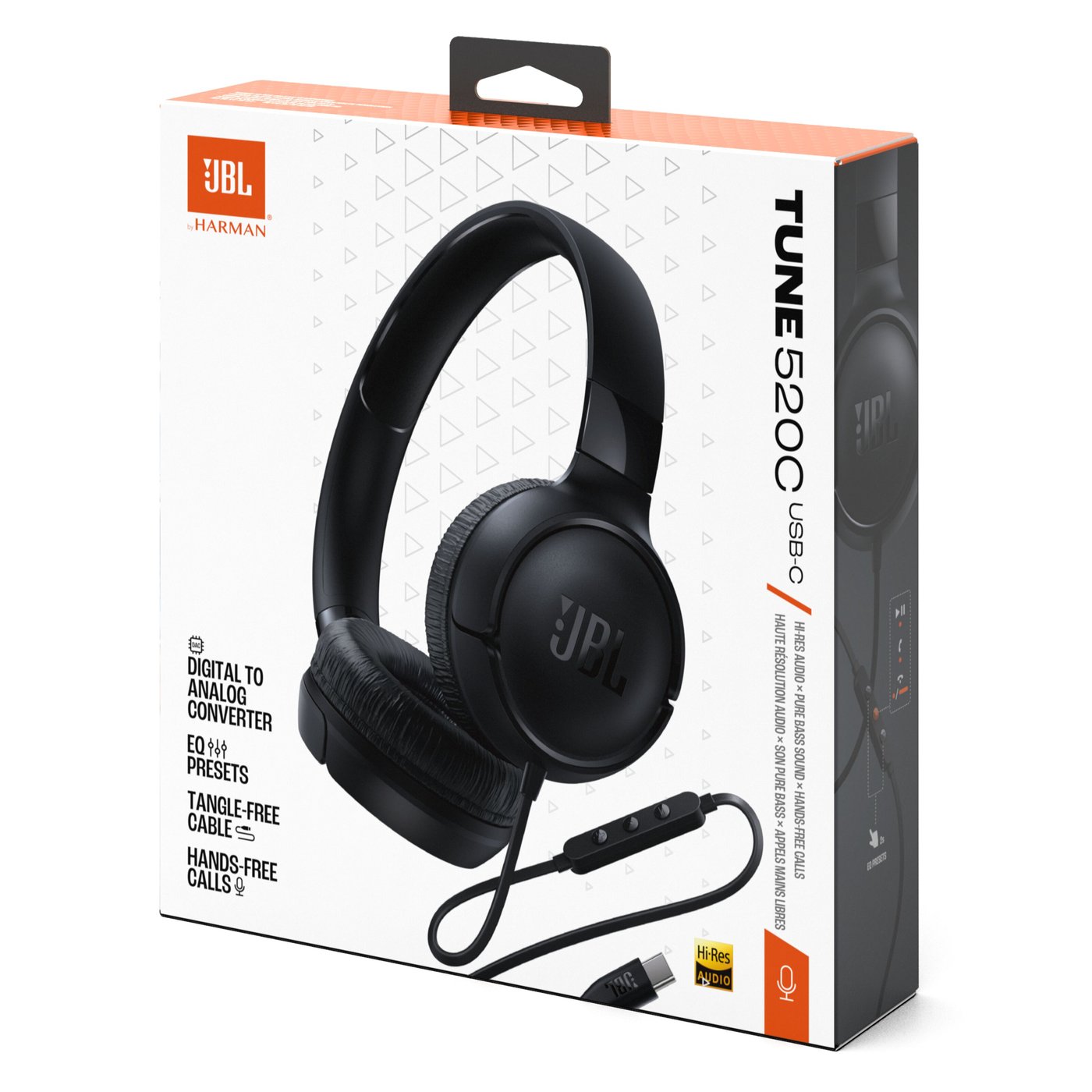 JBL Tune 520C On-Ear Hörlurar med USB-C