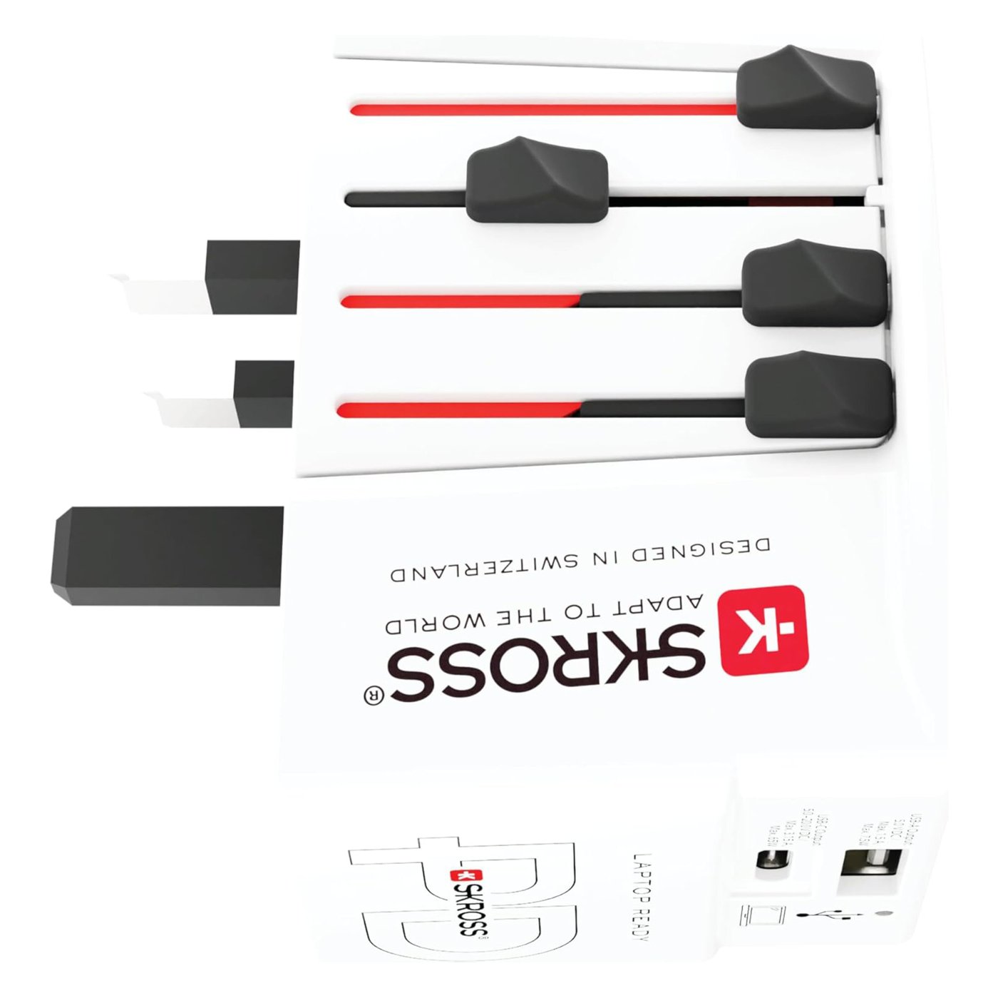 Skross Ojordad reseadapter Universal med USB PD 65W