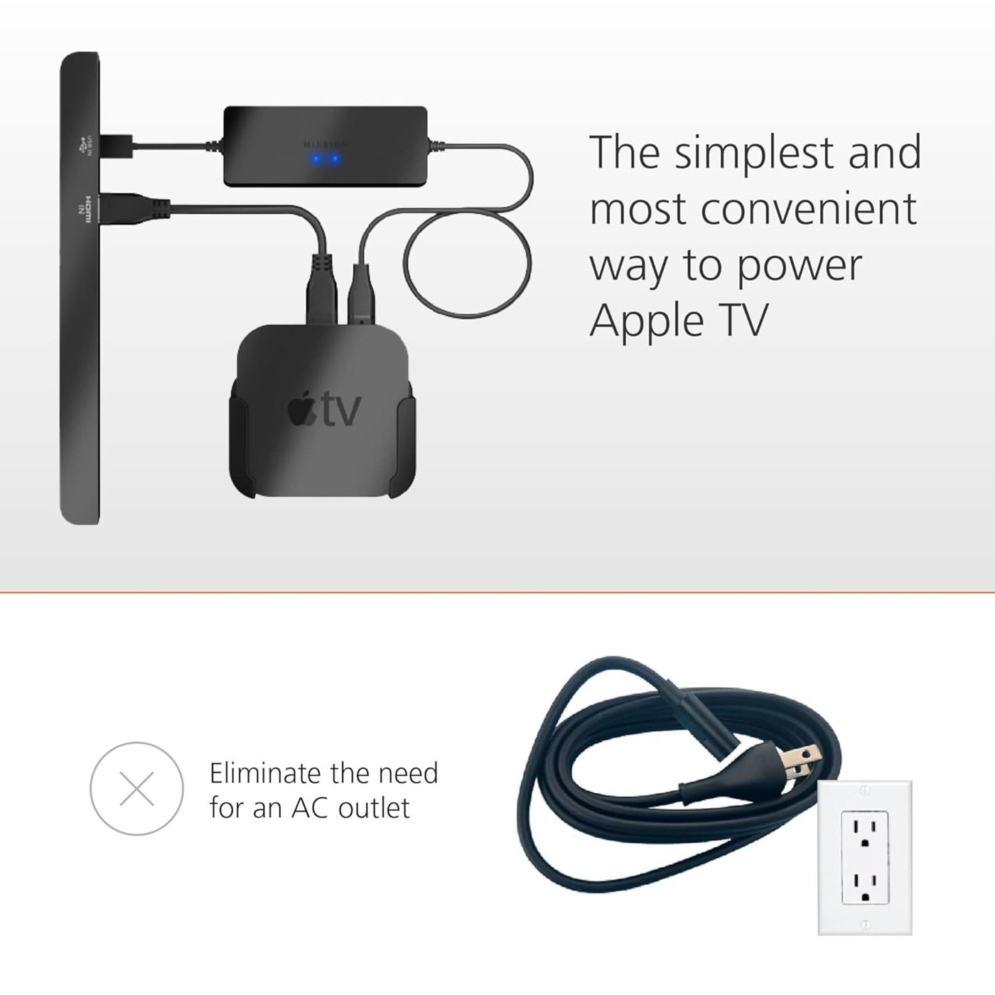 Apple TV Strömadapter USB
