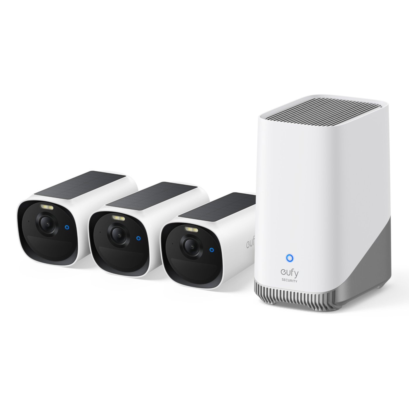 Eufy EufyCam E40 3-kamera kit med HomeBase S380