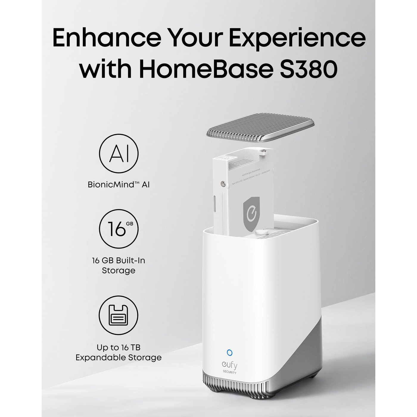 Eufy EufyCam E40 4-kamera kit med HomeBase S380