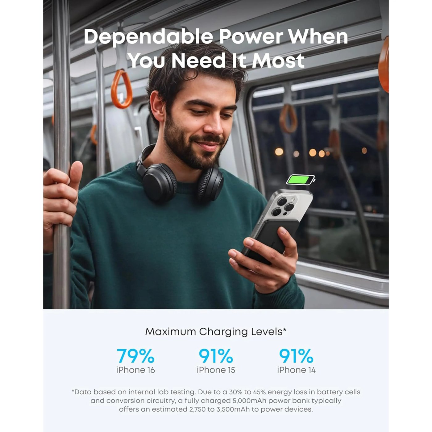 Anker MagGo Powerbank Slim 5k Qi2