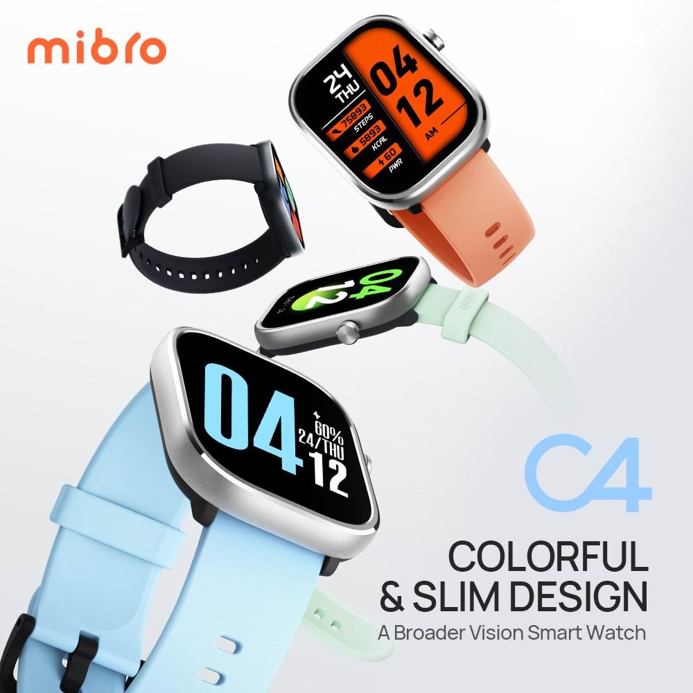 Mibro Watch C4 smartklocka Silver