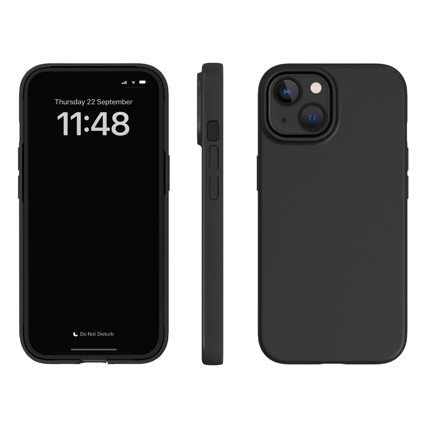 agood company Växtbaserat mobilskal iPhone 15 Svart