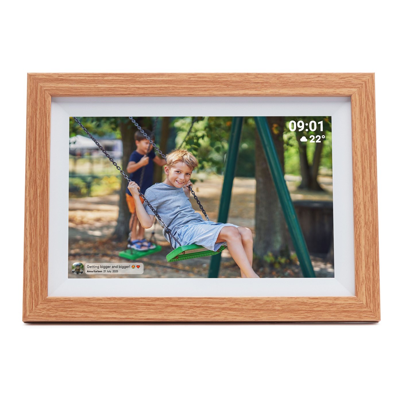 Digital Frameo fotoram 10,1” med wifi Eklaminat