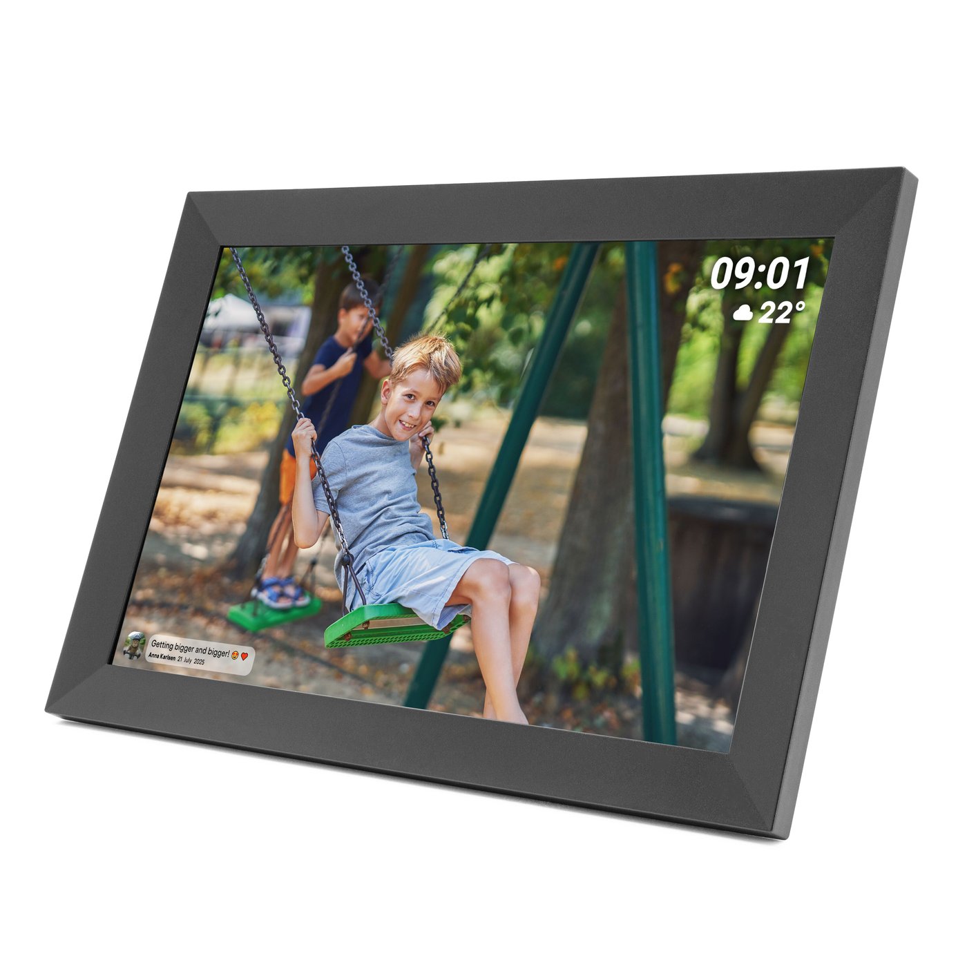 Digital Frameo fotoram 10,1” med wifi Svart
