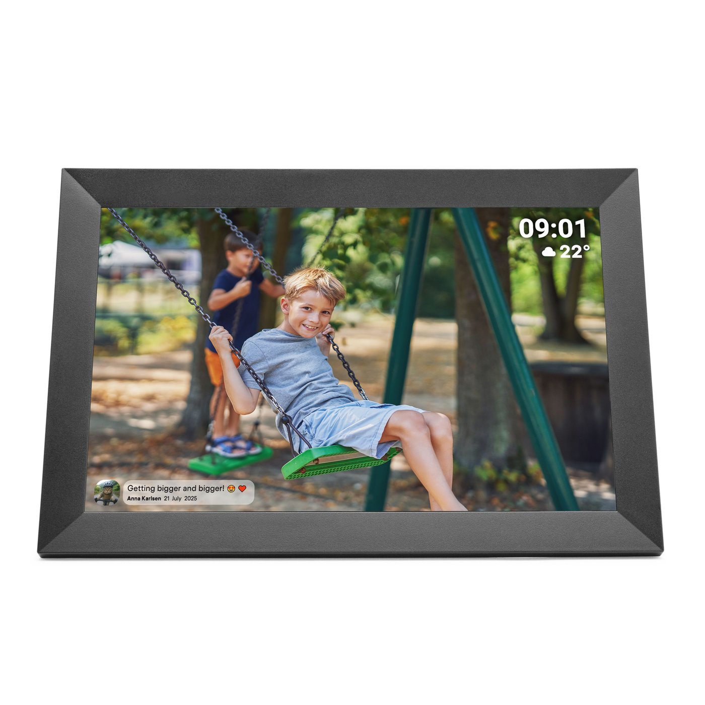 Digital Frameo fotoram 10,1” med wifi Svart