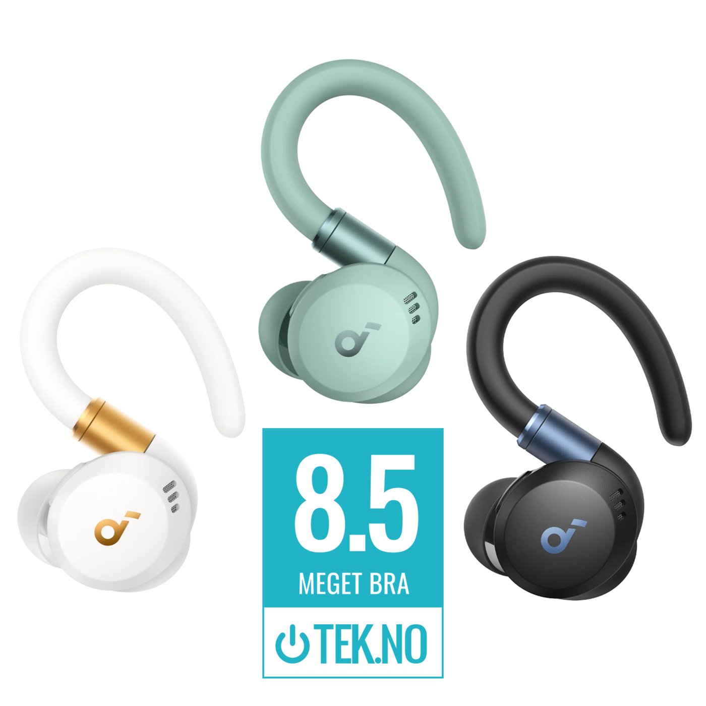 Soundcore Sport X20 Trådløse hodetelefoner med ANC White