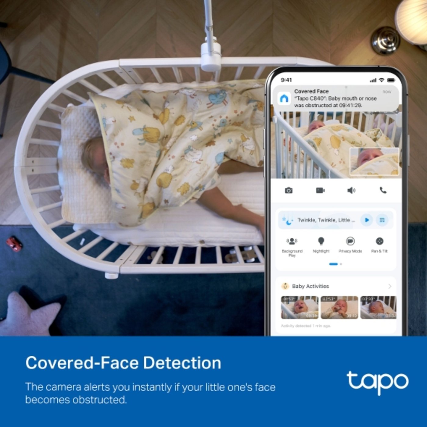TP-link Tapo C840 Babymonitor med Wi-Fi