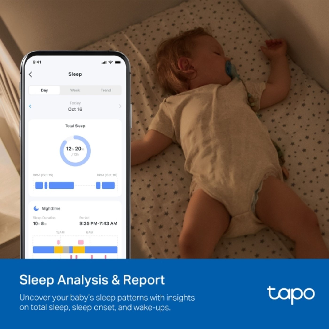 TP-link Tapo C840 Babymonitor med Wi-Fi