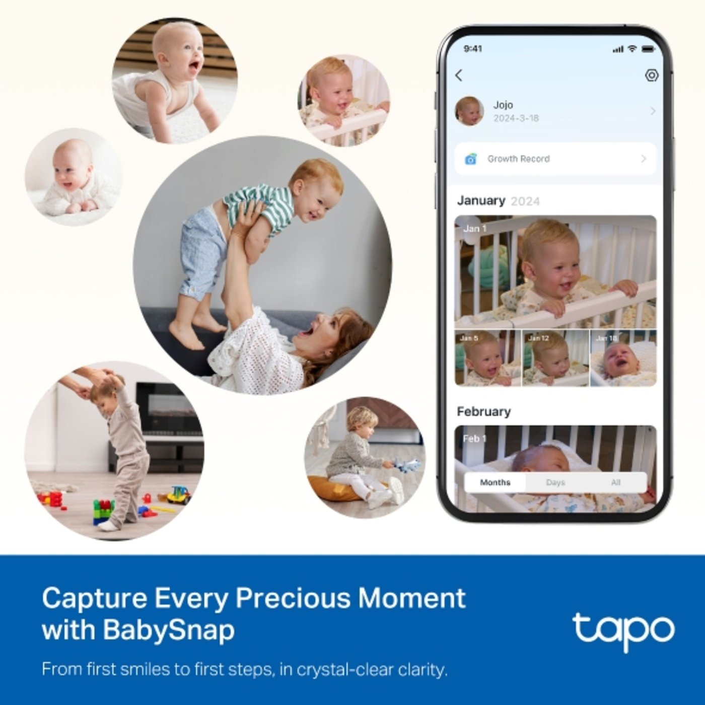 TP-link Tapo C840 Babymonitor med Wi-Fi