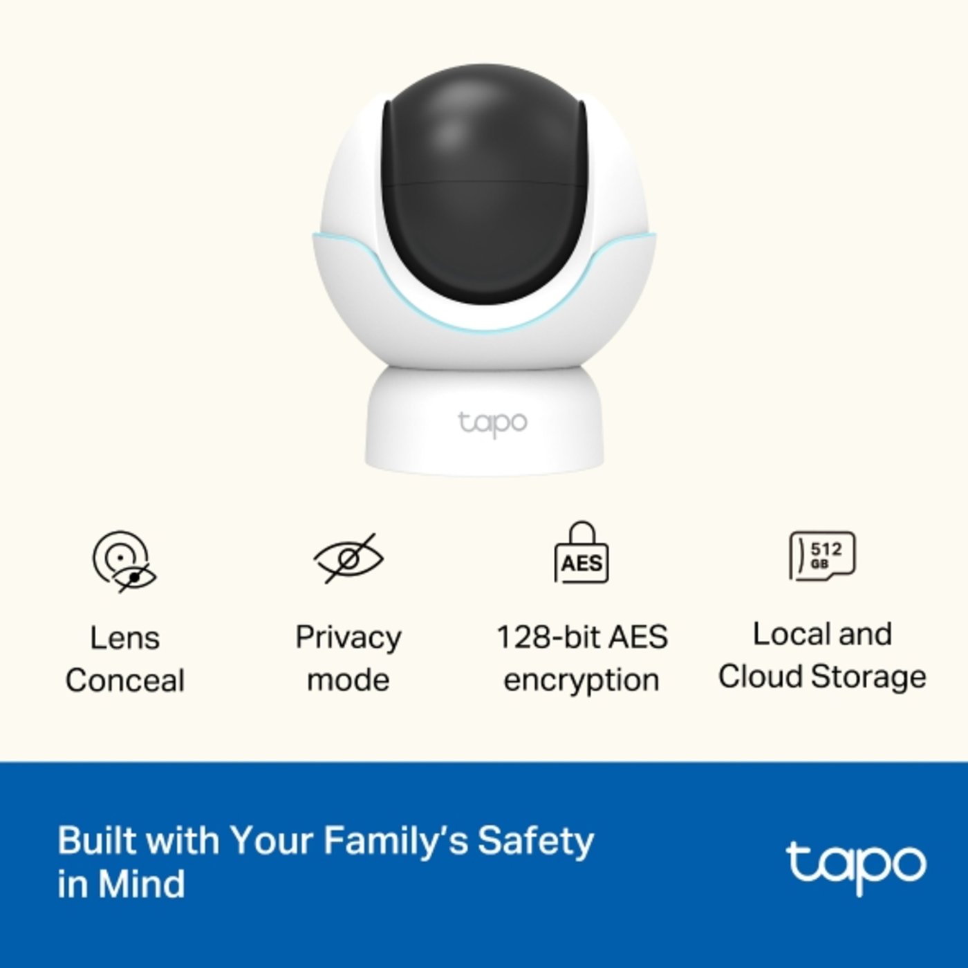 TP-link Tapo C840 Babymonitor med Wi-Fi
