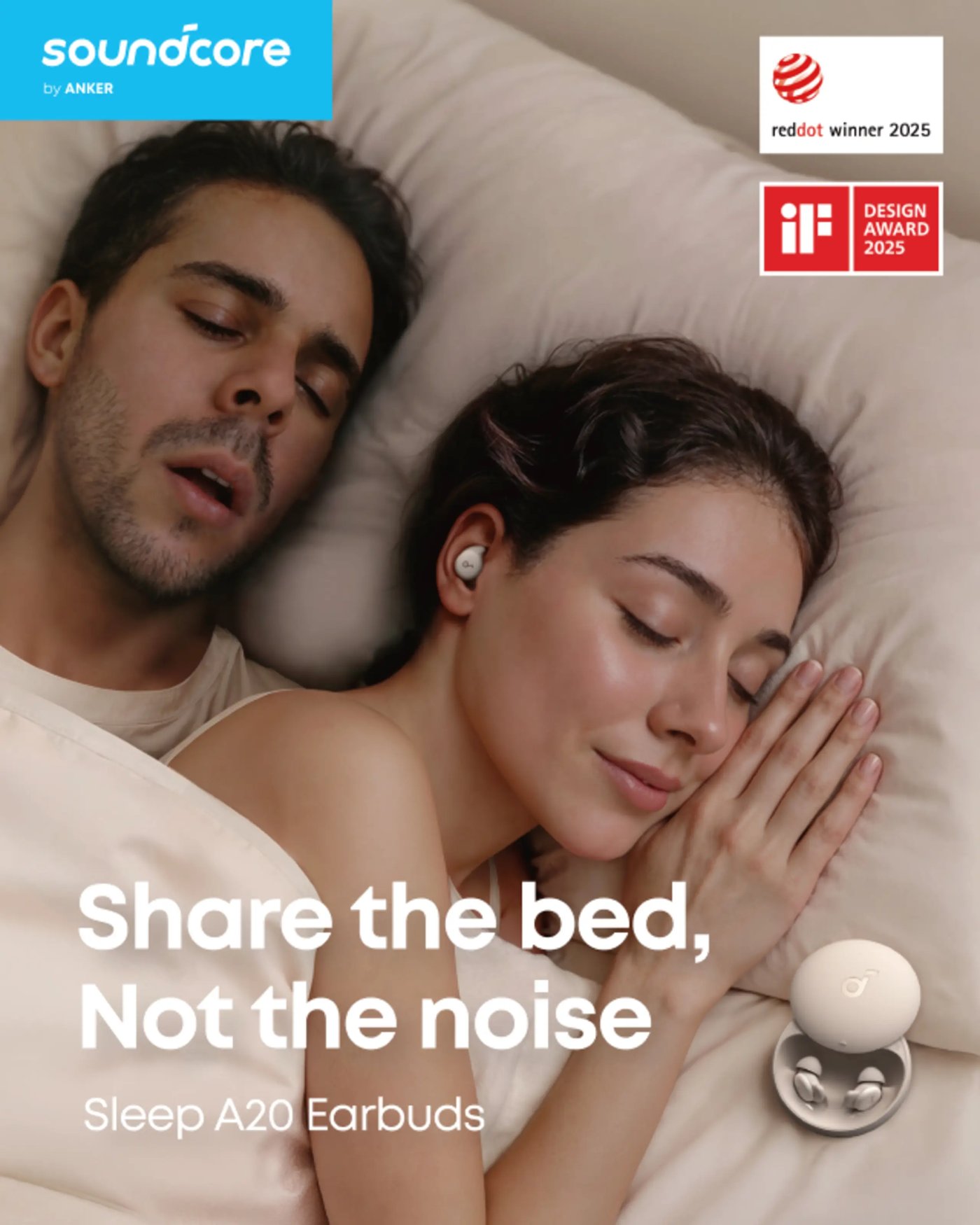 Soundcore Sleep A20 hodetelefoner