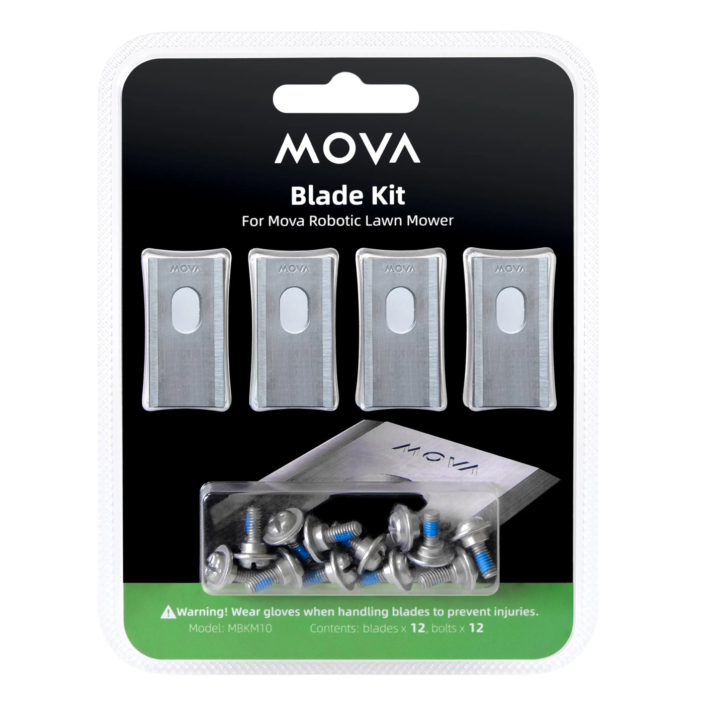 MOVA Reservkniv för robotgräsklippare 600/1000, 12-pack