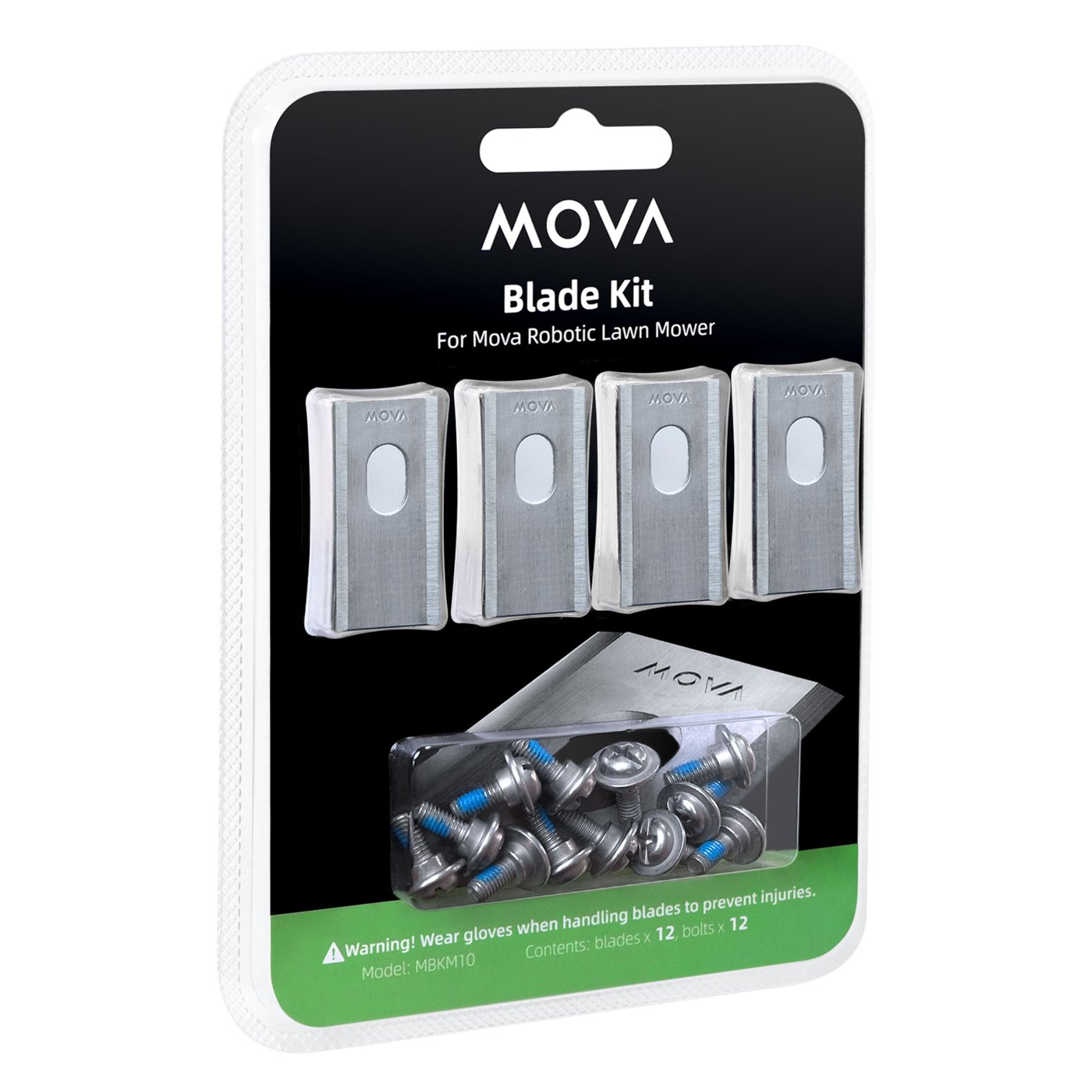 MOVA Reservkniv för robotgräsklippare 600/1000, 12-pack