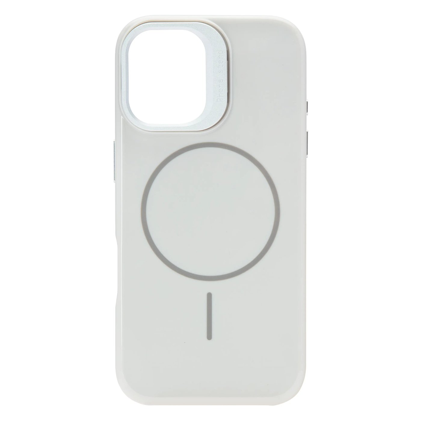Linocell Flip Stand Case Mobildeksel for iPhone 17 Hvit