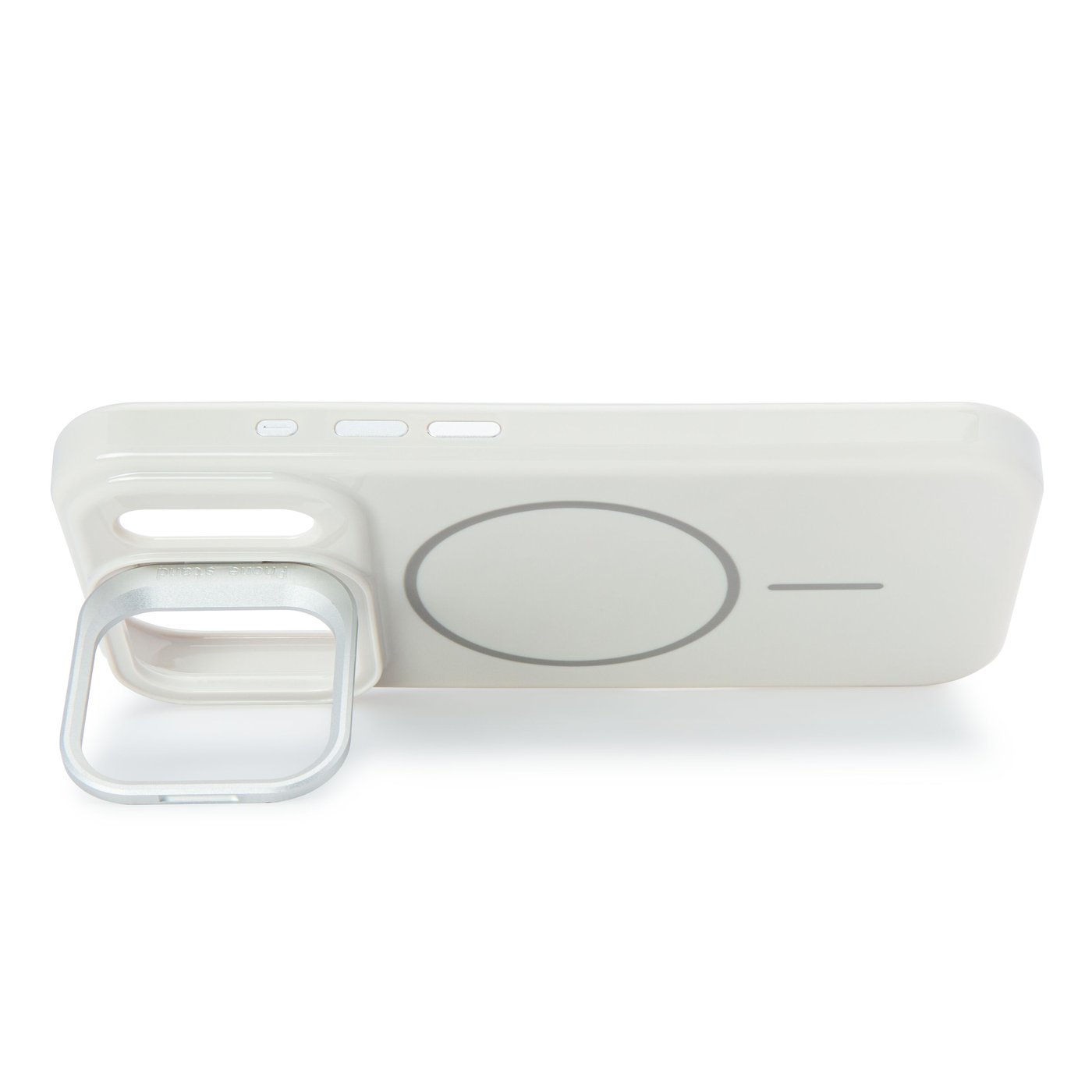 Linocell Flip Stand Case Mobilskal för iPhone 17 Pro Vit