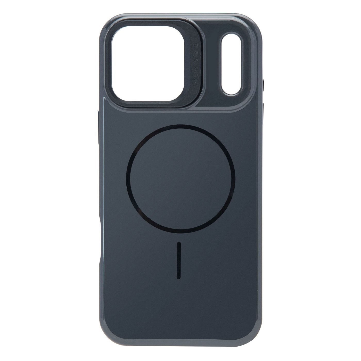 Linocell Flip Stand Case Mobildeksel for iPhone 17 Pro Max Svart