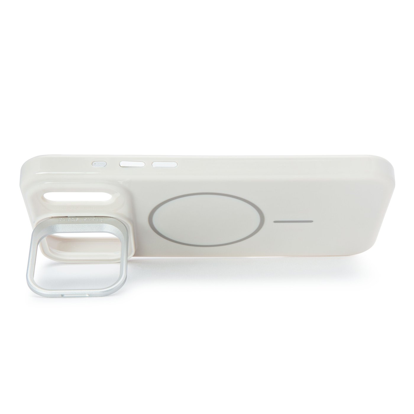 Linocell Flip Stand Case Mobilskal för iPhone 17 Pro Max Vit