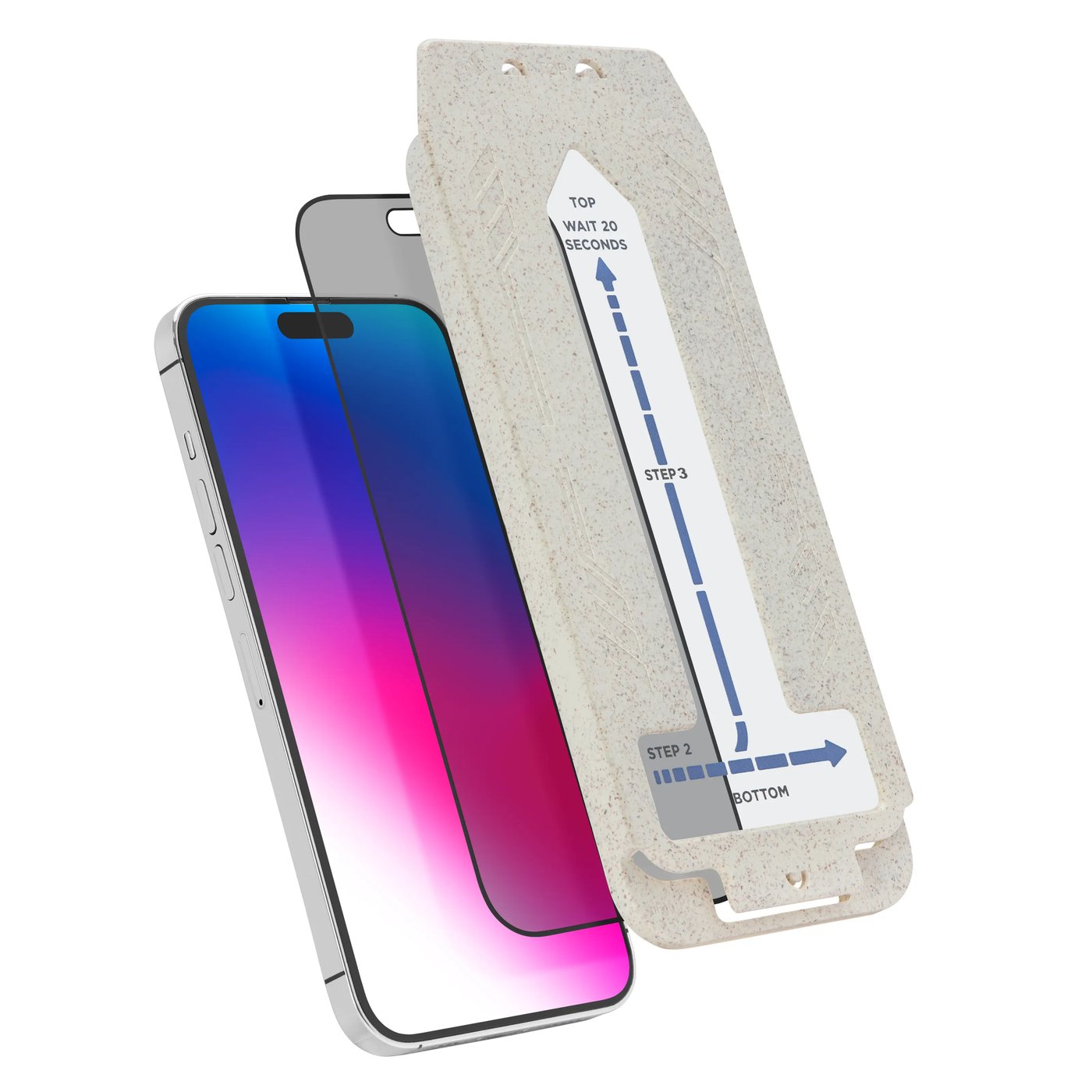 Linocell Elite Extreme Curved Privacy Skjermbeskytter for iPhone 17 Pro Max / 18 Pro Max