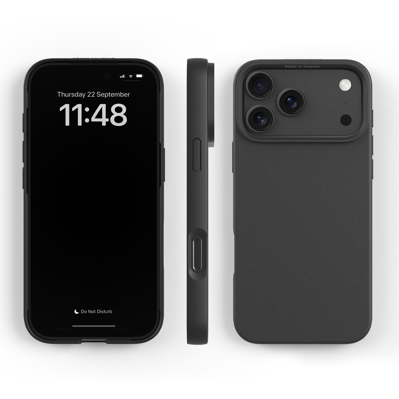 agood company Plantebasert mobildeksel for iPhone 17 Pro Max Svart