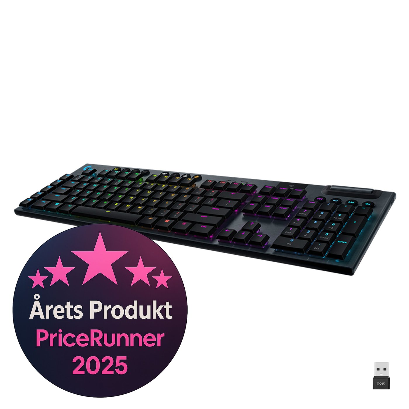 Logitech G 915 Lightspeed Mekanisk tastatur GL Tactile