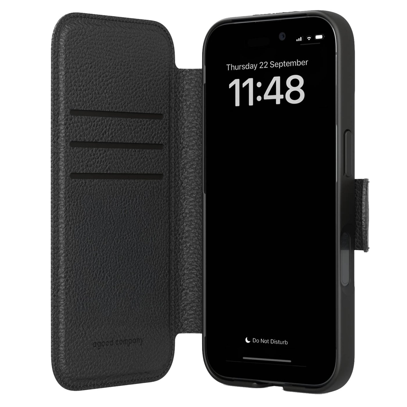 agood company Mobiletui for iPhone 17 Svart