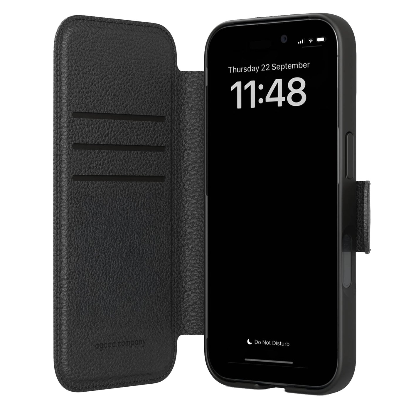 agood company Mobilplånbok iPhone 17 Pro Svart