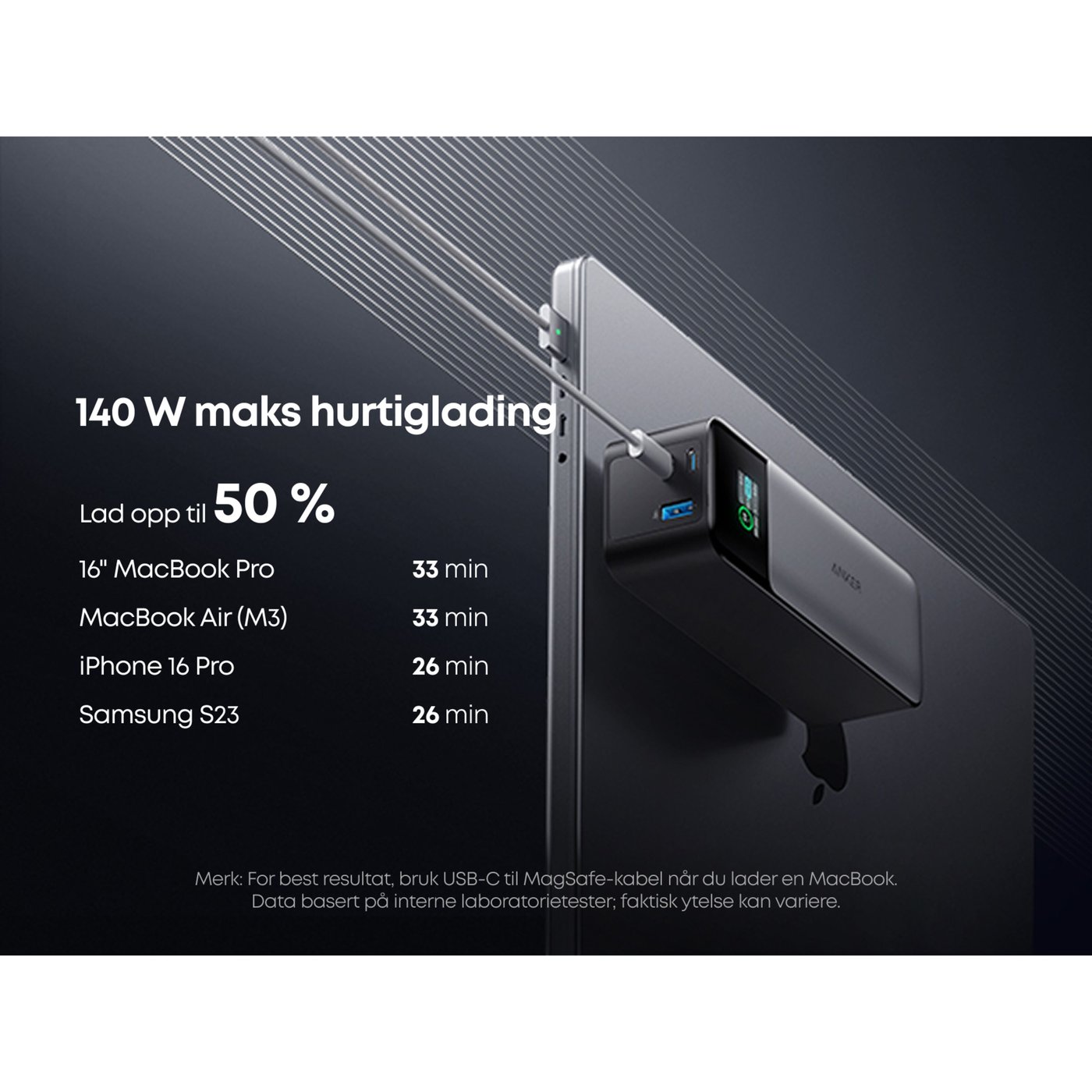 Anker 737 Powerbank 140 W PD 3.1 24000 mAh