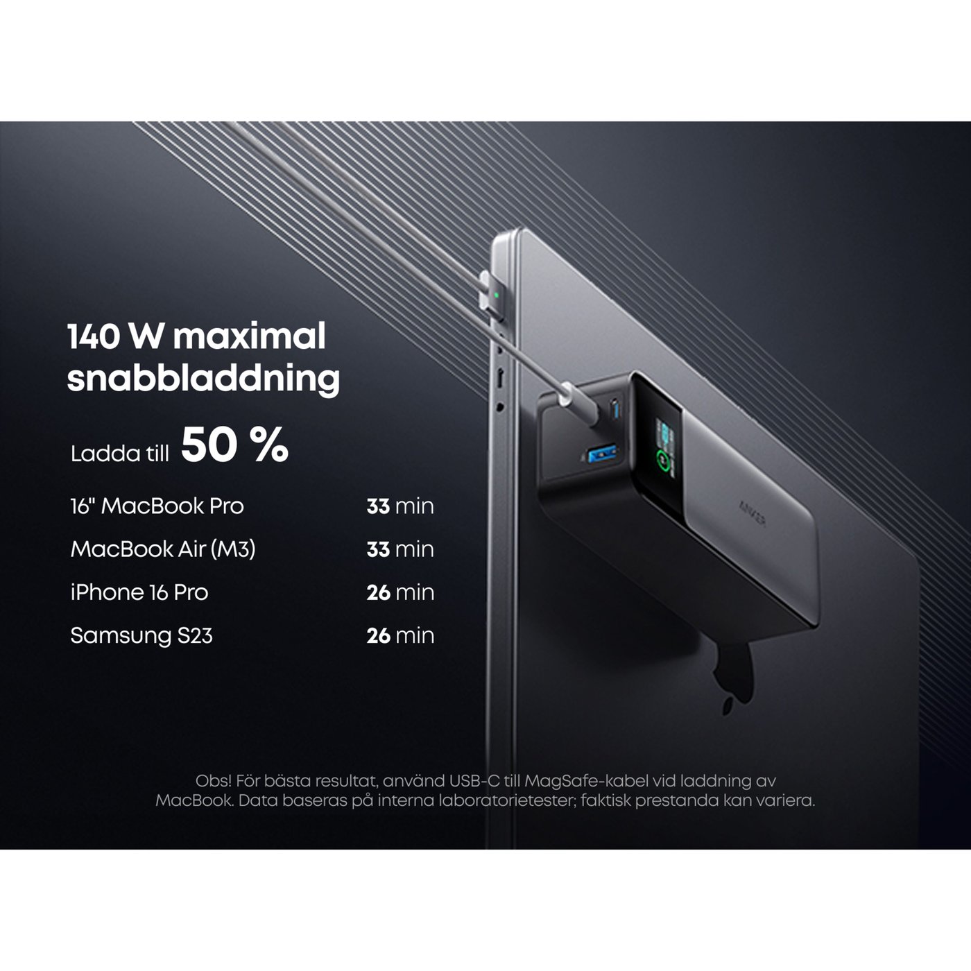 Anker 737 Powerbank 140 W PD 3.1 24000 mAh