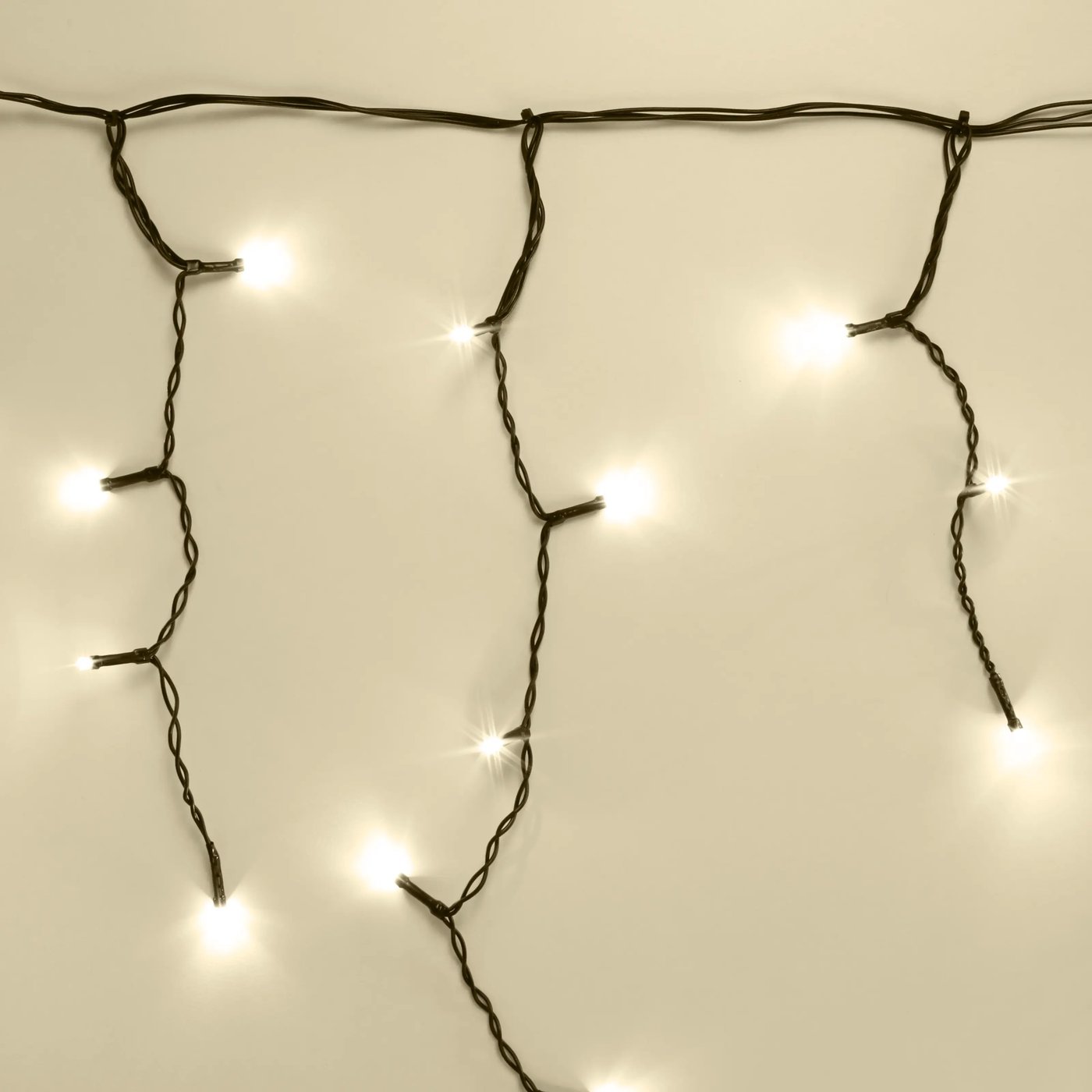 Ljusslinga Istapp 360 LED 10,65 m (svart)