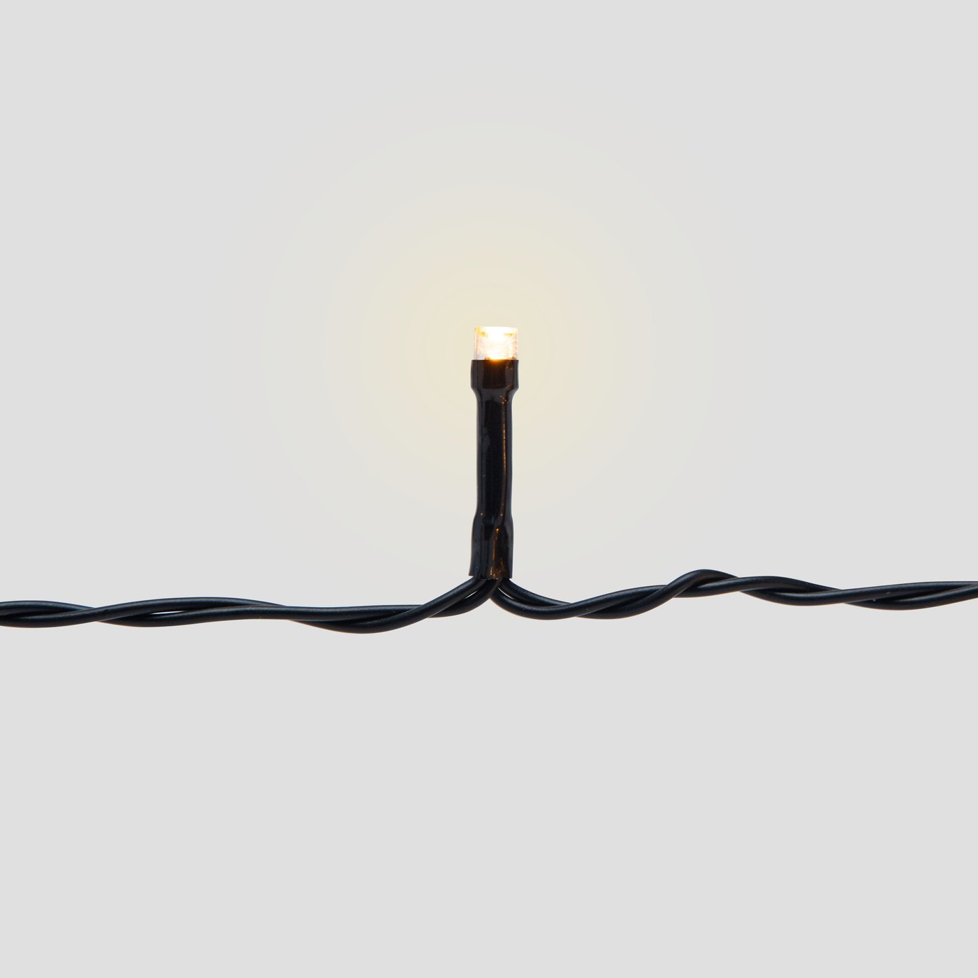 Lyslenke Istapp 360 LED 10,65 m (svart)