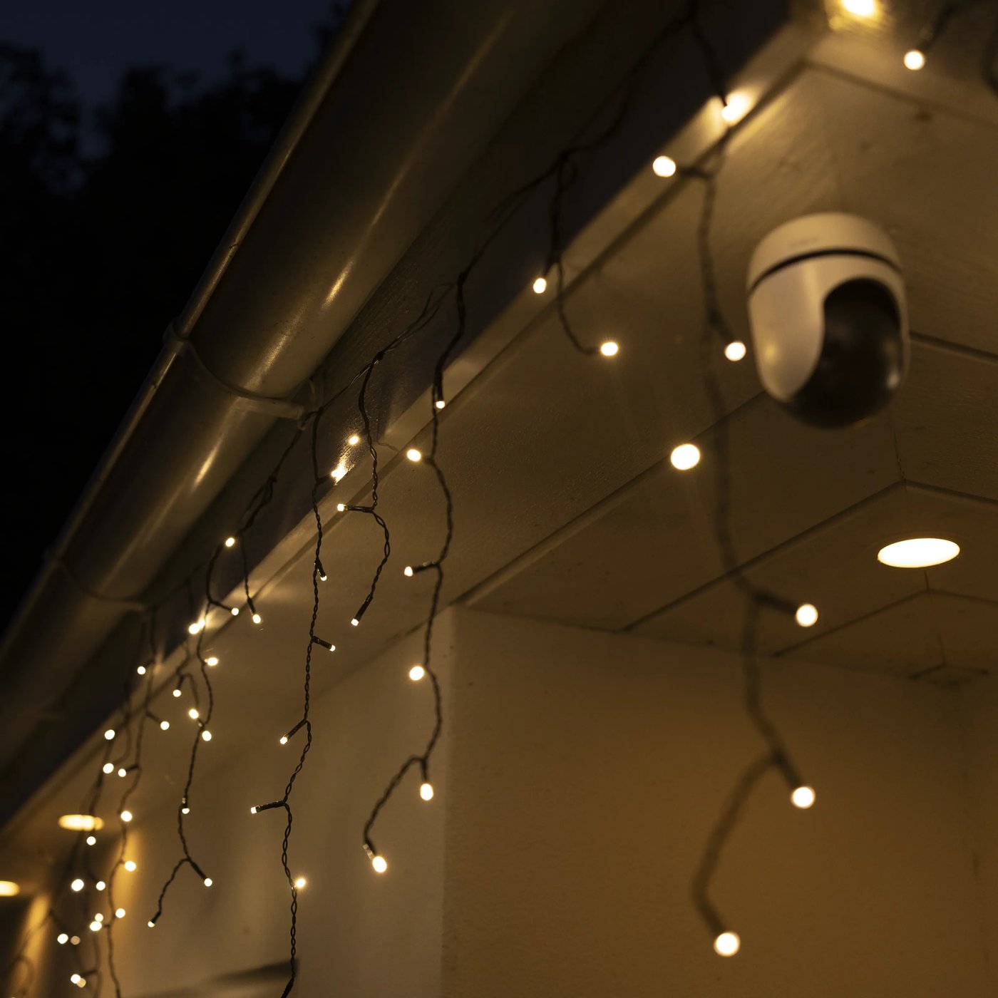 Lyslenke Istapp 360 LED 10,65 m (klar)