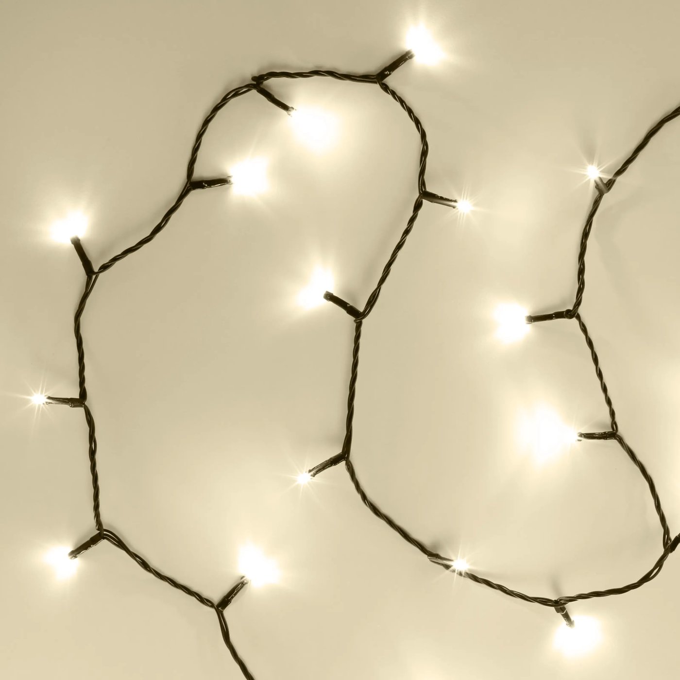 Lyslenke 240 LED 18 m (svart)