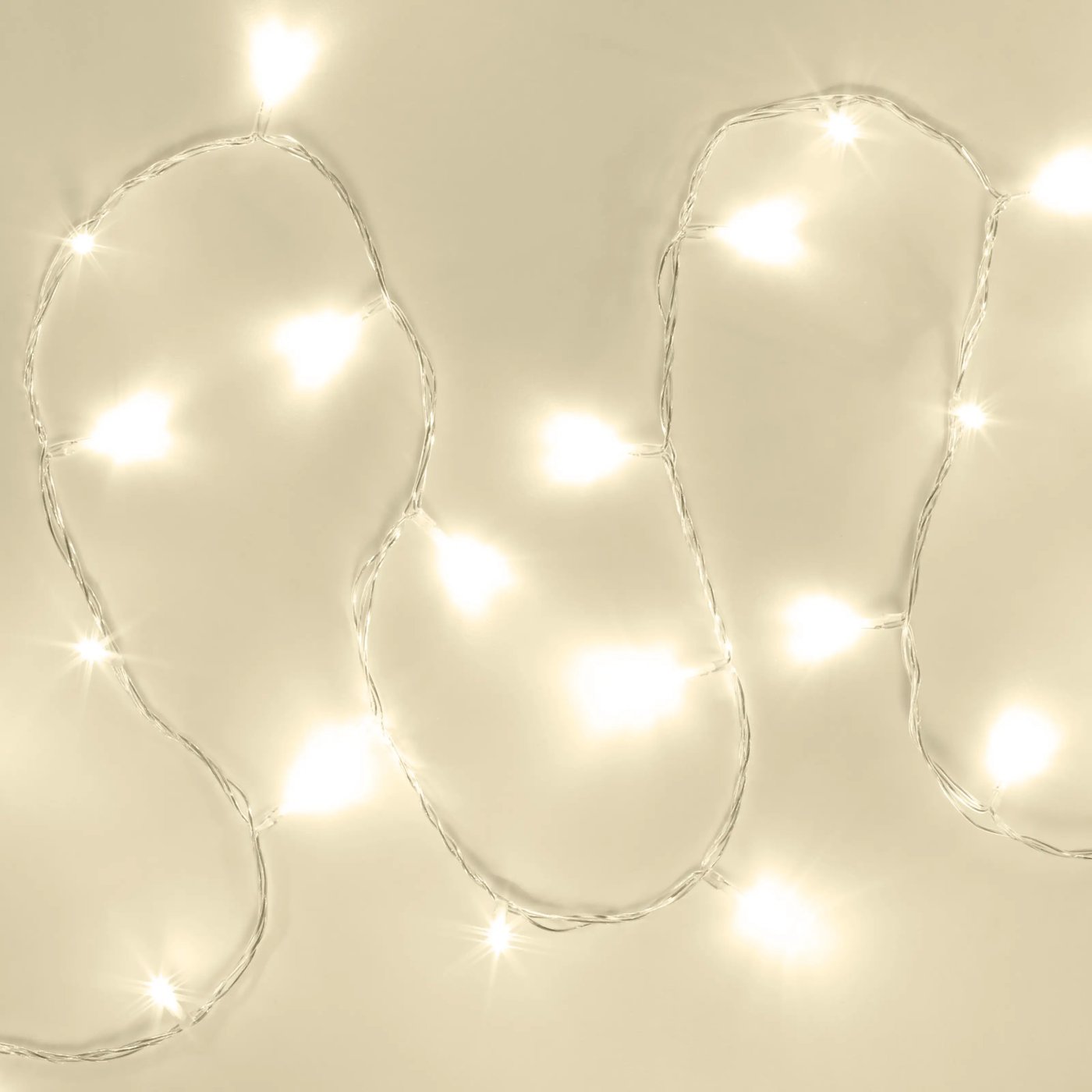 Lyslenke 240 LED 18 m (klar)