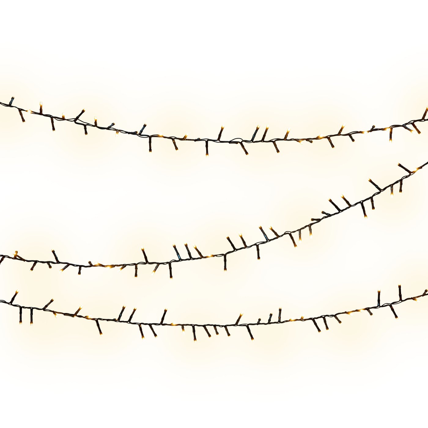 Lyslenke 700 LED 14 m (svart)