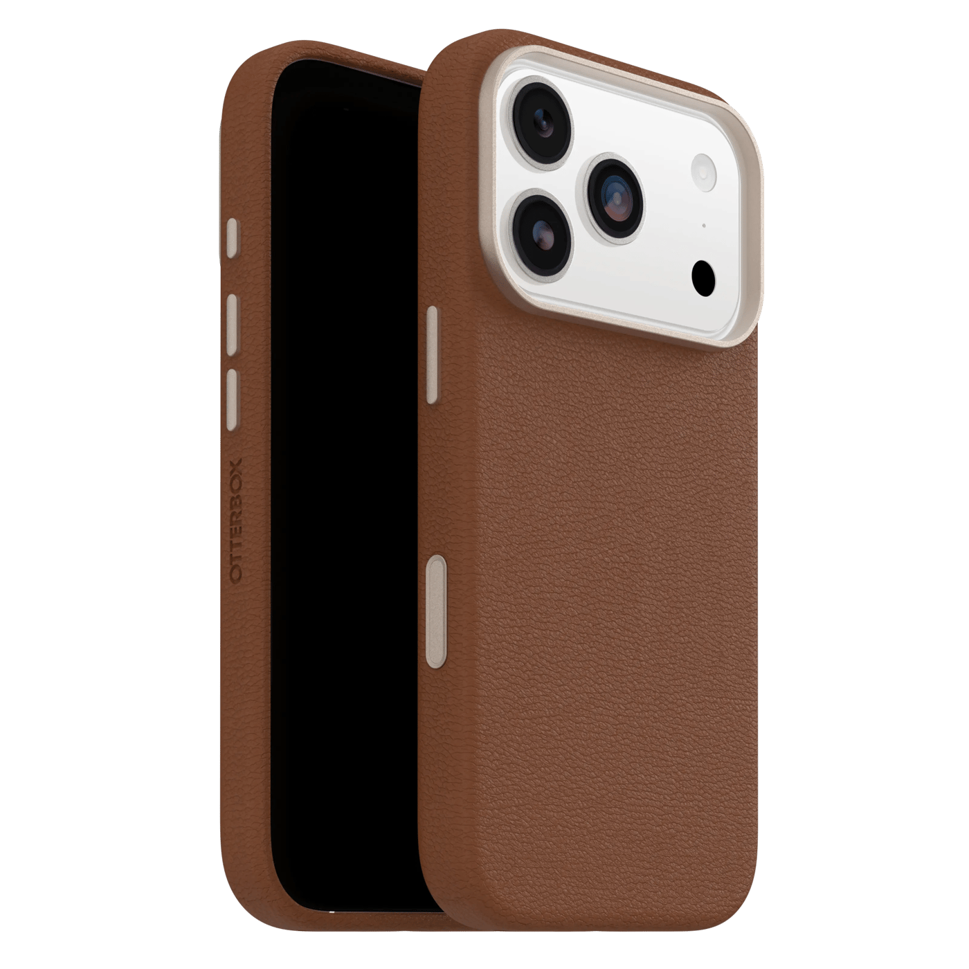 Otterbox Symmetry Cactus Leather Magsafe för iPhone 17 Pro / 18 Pro Brun