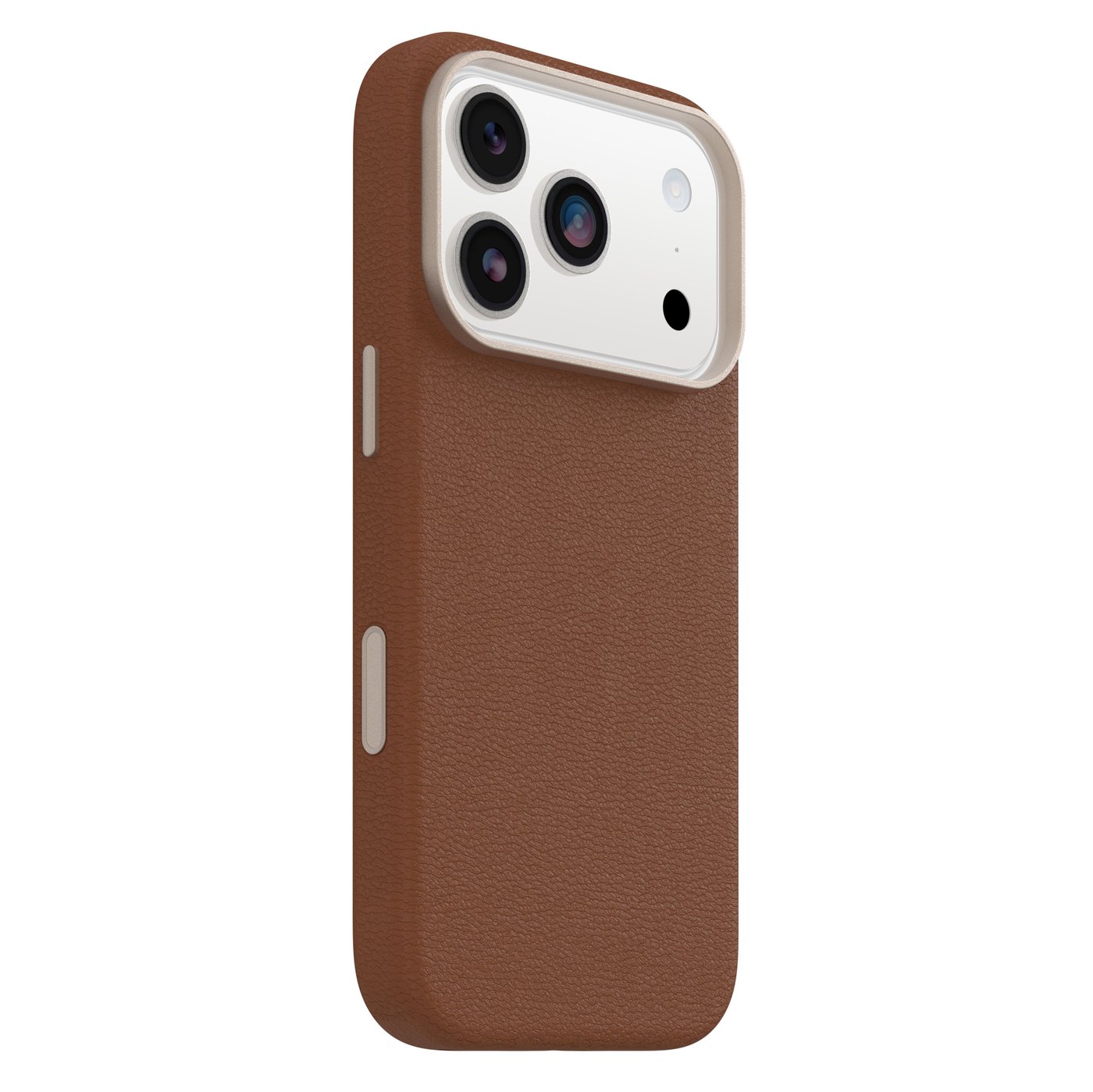 Otterbox Symmetry Cactus Leather Magsafe för iPhone 17 Pro Brun