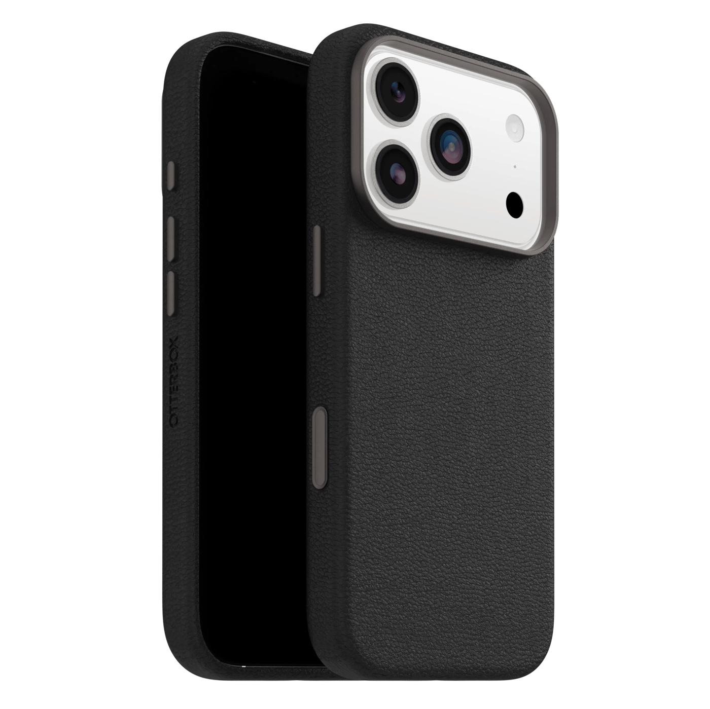 Otterbox Symmetry Cactus Leather Magsafe för iPhone 17 Pro / 18 Pro Svart