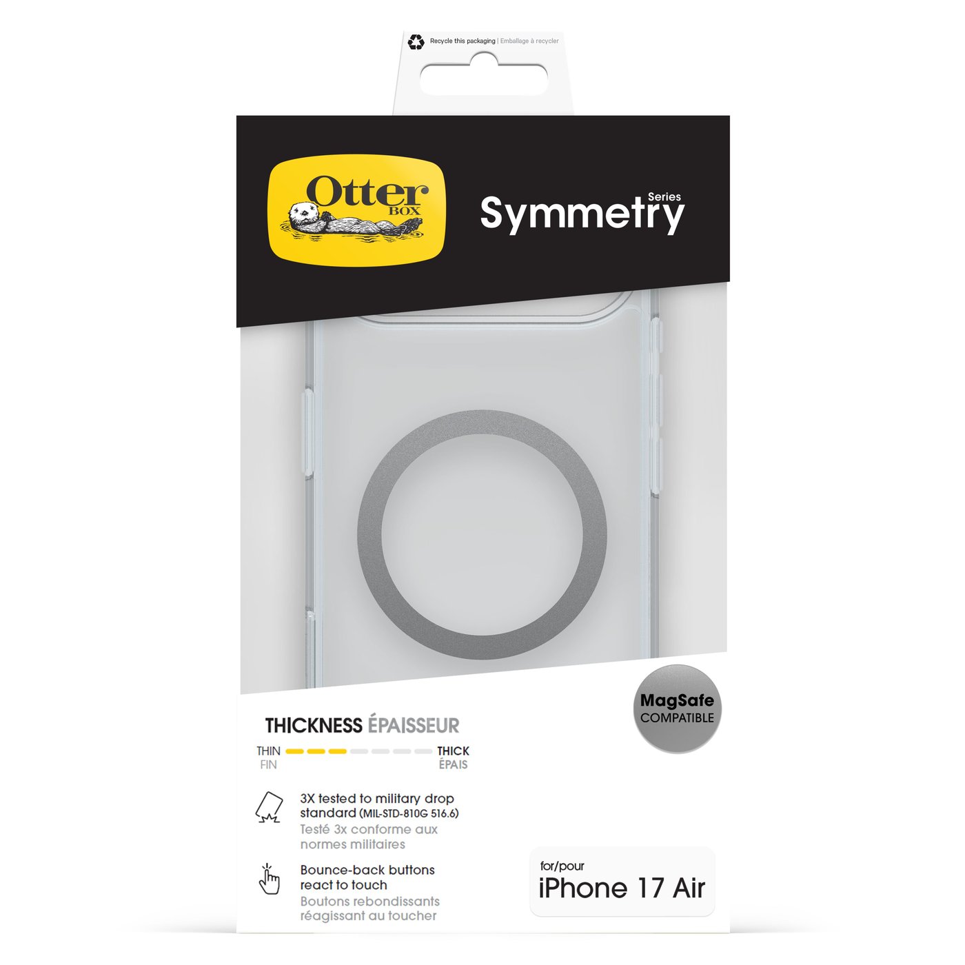 Otterbox Symmetry Magsafe för iPhone Air Klar