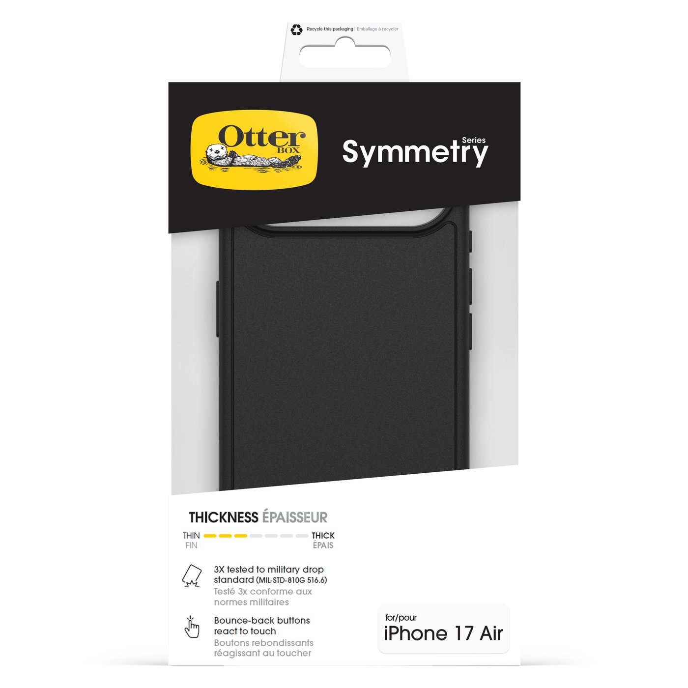 Otterbox Symmetry Magsafe för iPhone Air Svart