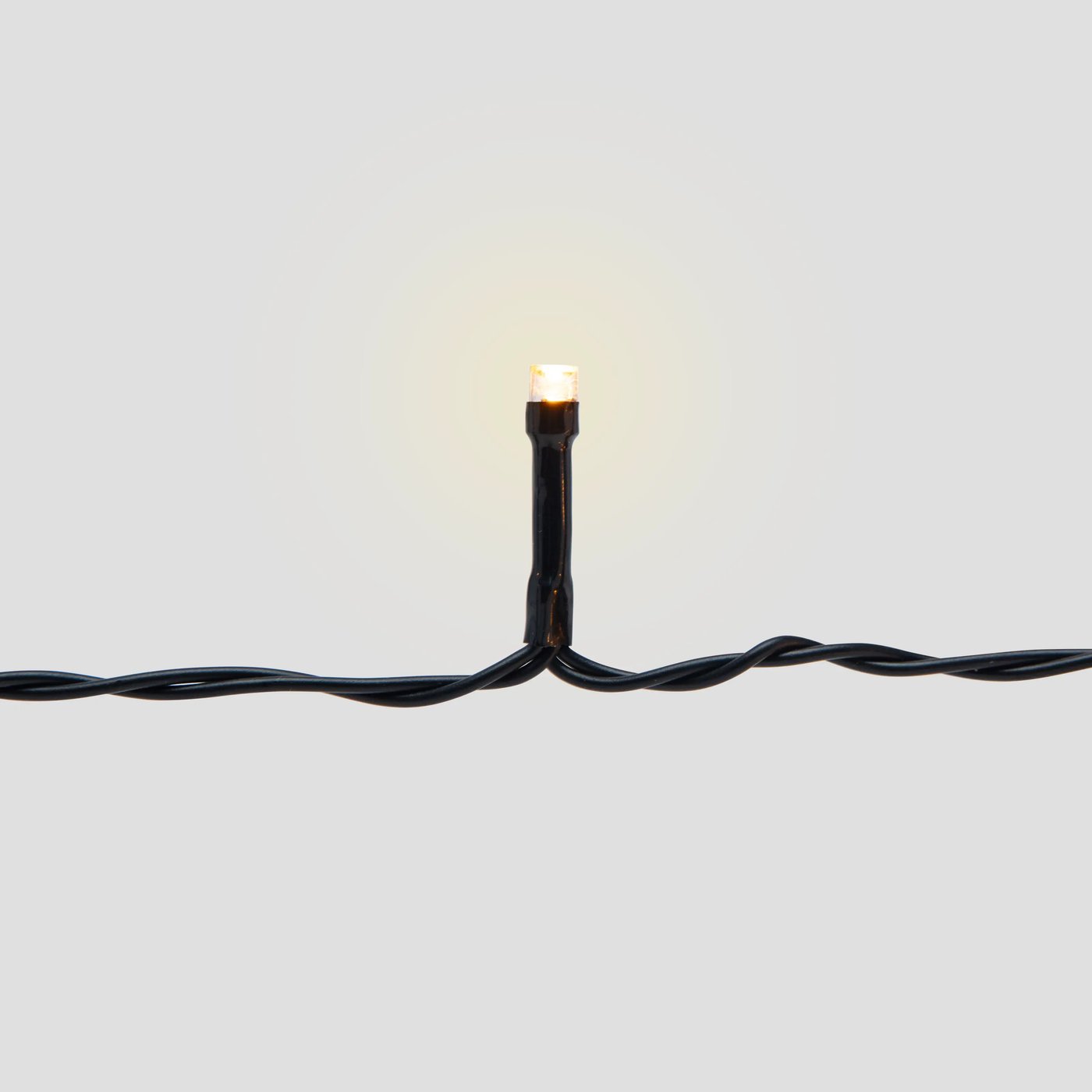 Lyslenke 1000 LED 20 m (svart)
