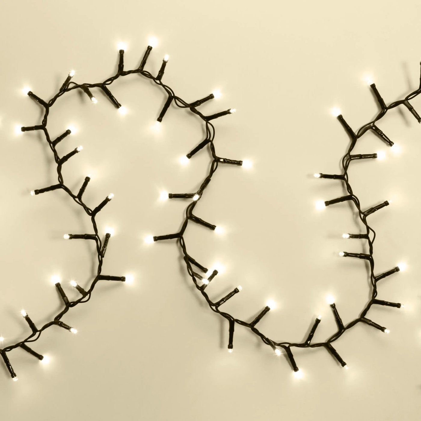 Ljusslinga 2000 LED 40 m (svart)
