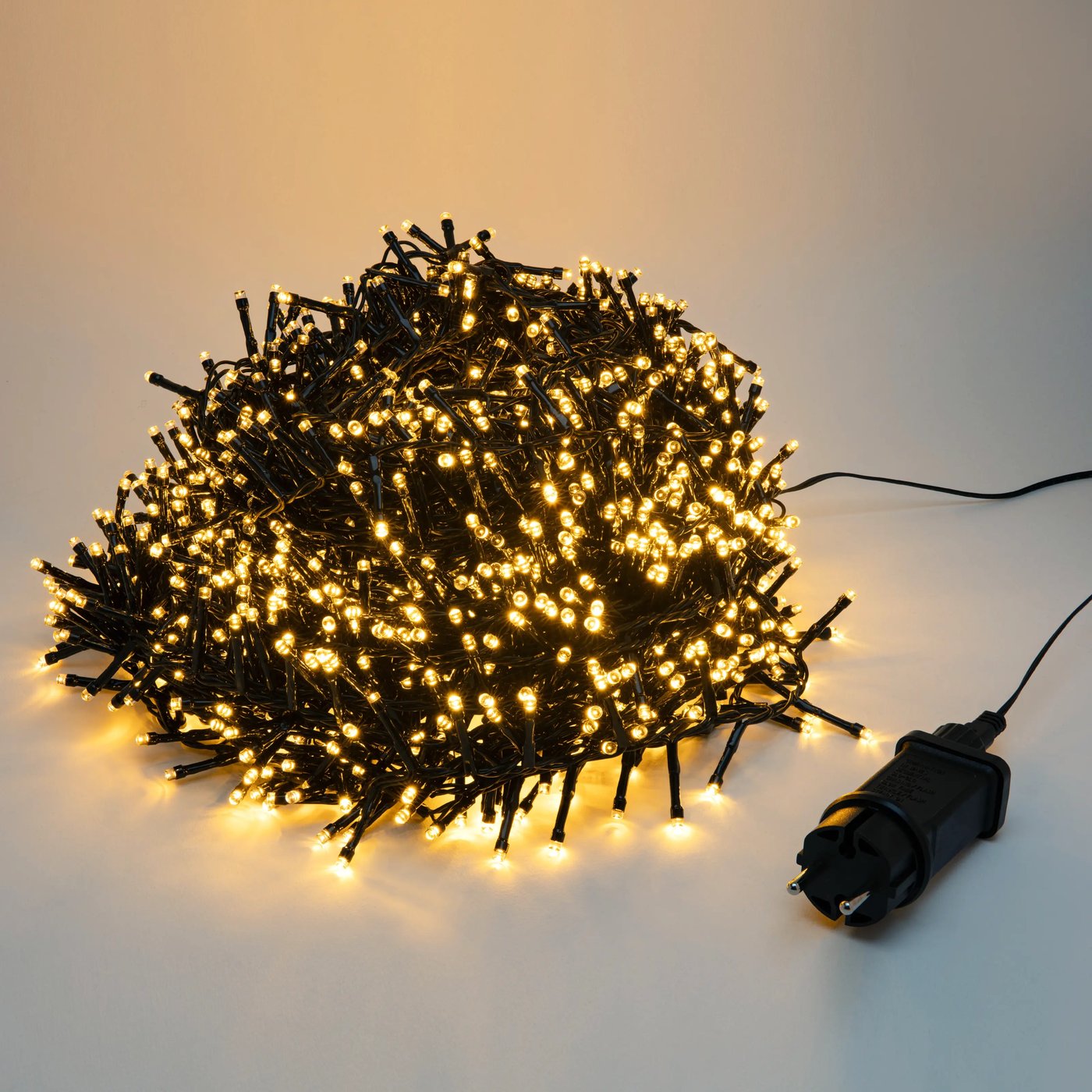 Lyslenke 2000 LED 40 m (svart)