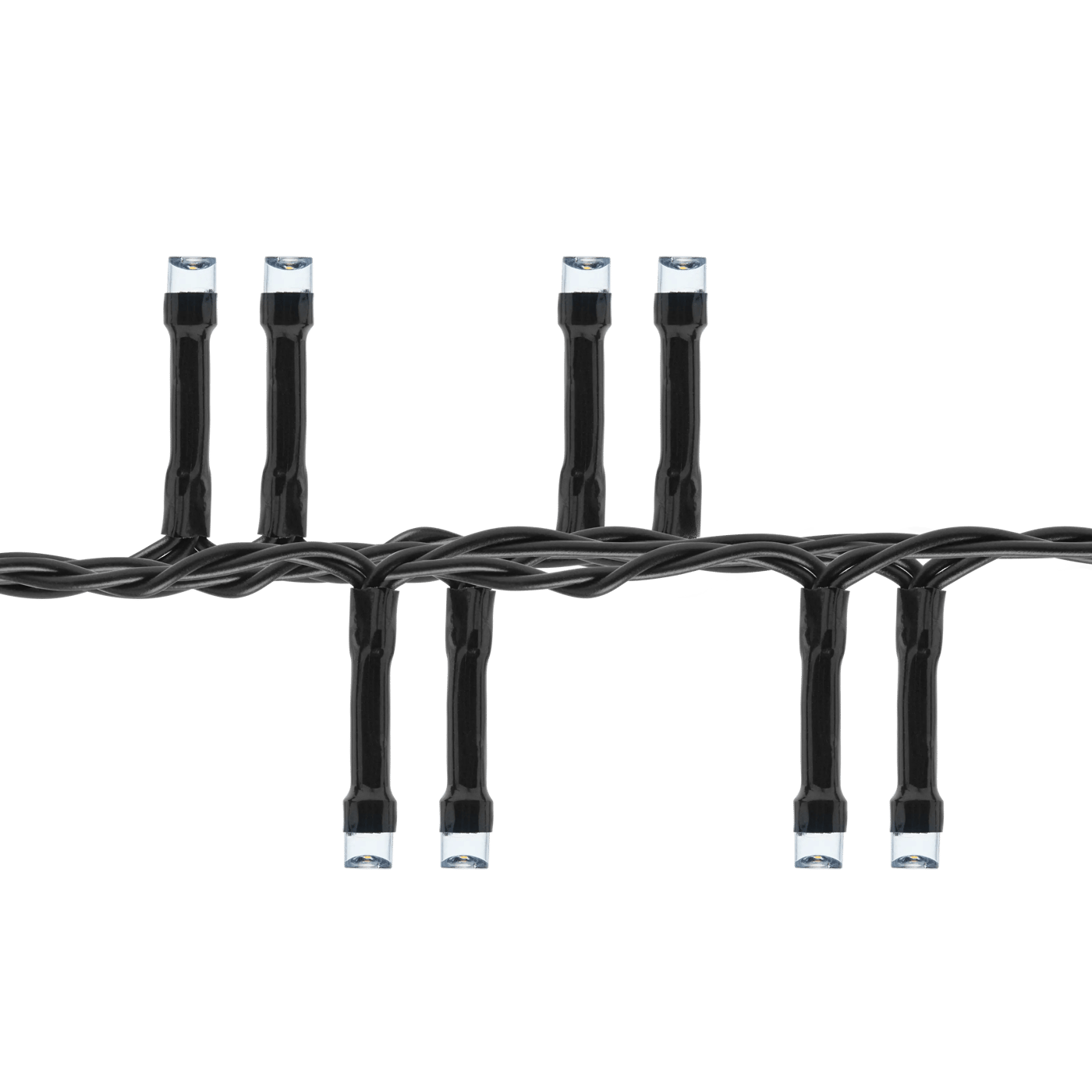 Lyslenke Klynge 2250 LED 15 m (svart)