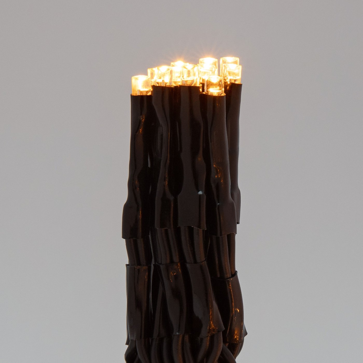 Lyslenke Klynge 2250 LED 15 m (svart)