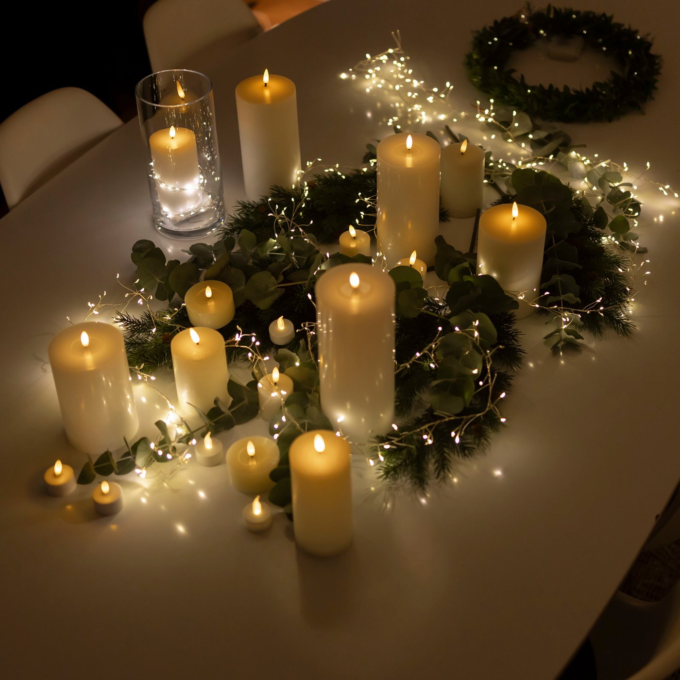 Blockljus LED 3-pack