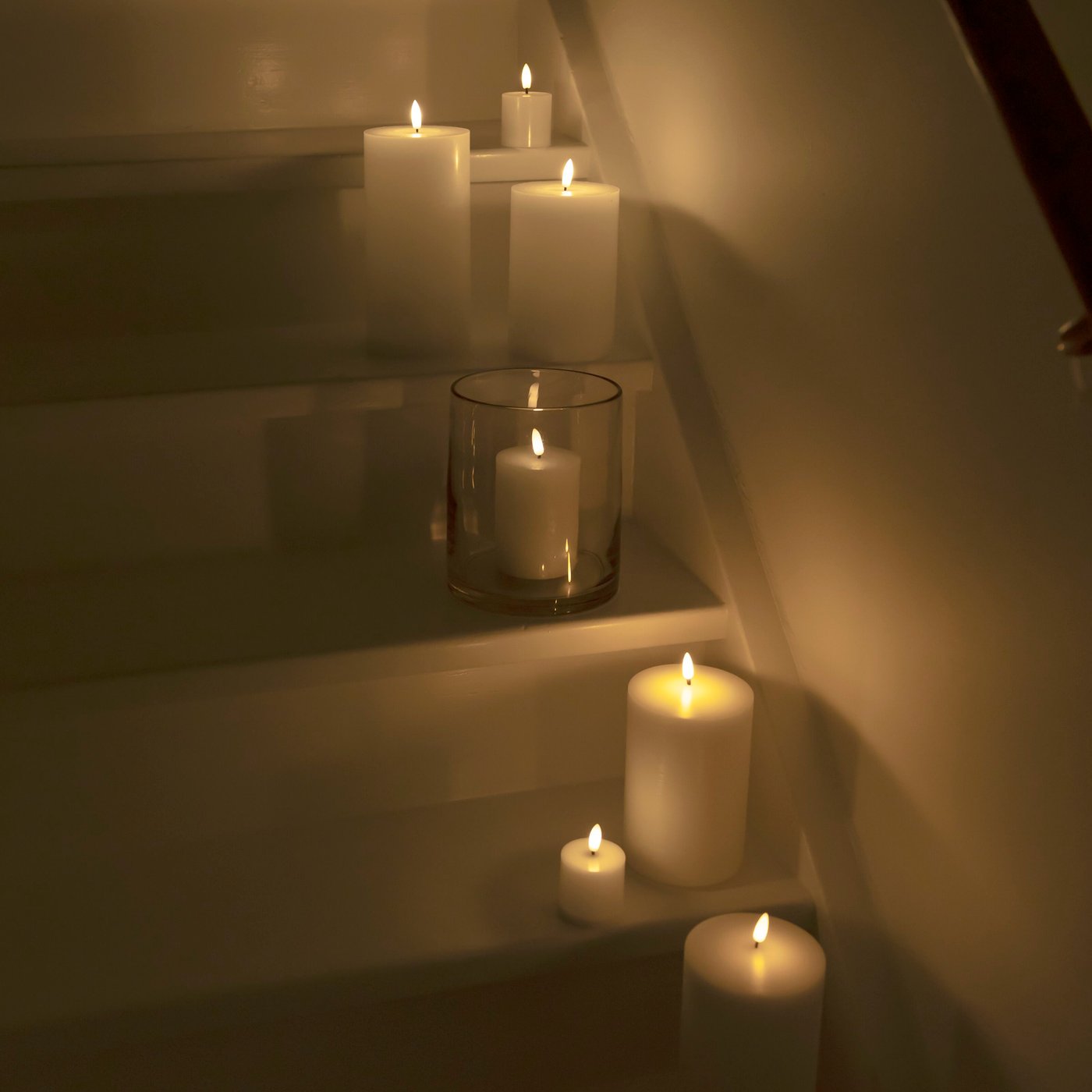 Blockljus LED 3-pack