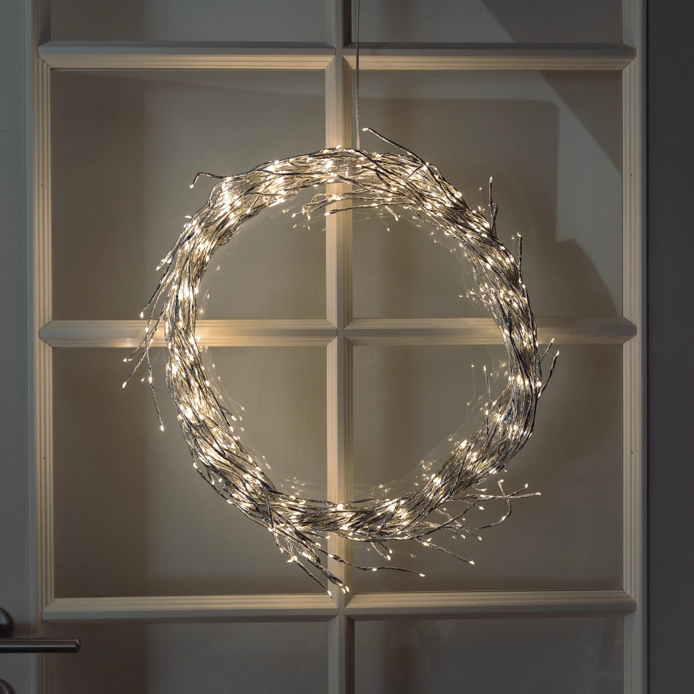 Lyskrans Ring 936 LED Ø50 cm (sølv)
