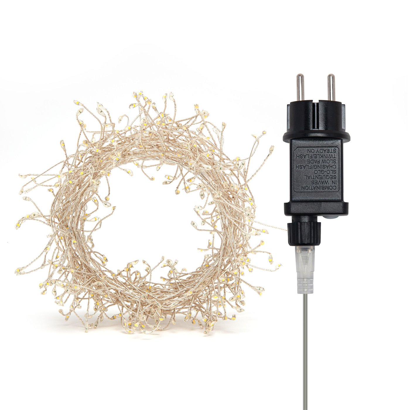 Lyslenke Klynge 460 LED 5 m (sølv)